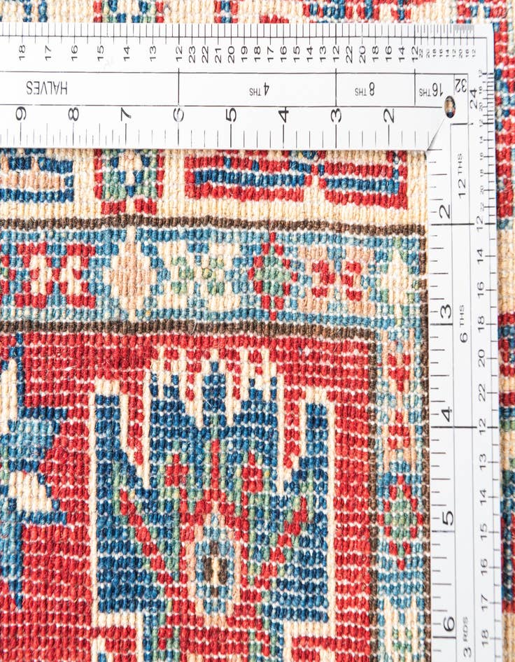 Detail image of  2' 10 x 4' 1  Hand Knotted Kazak Rug