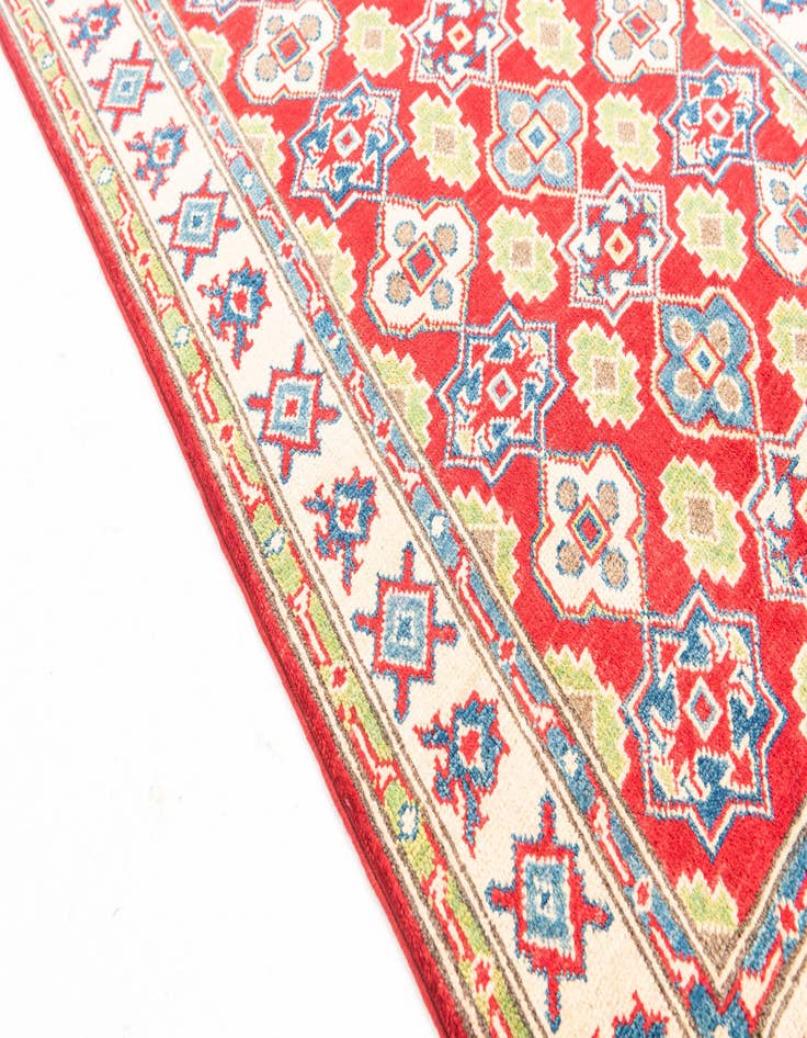 Detail image of  2' 10 x 4'  Hand Knotted Kazak Rug