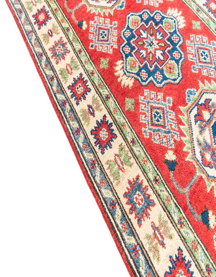 Detail image of  2' 7 x 4' 2  Hand Knotted Kazak Rug