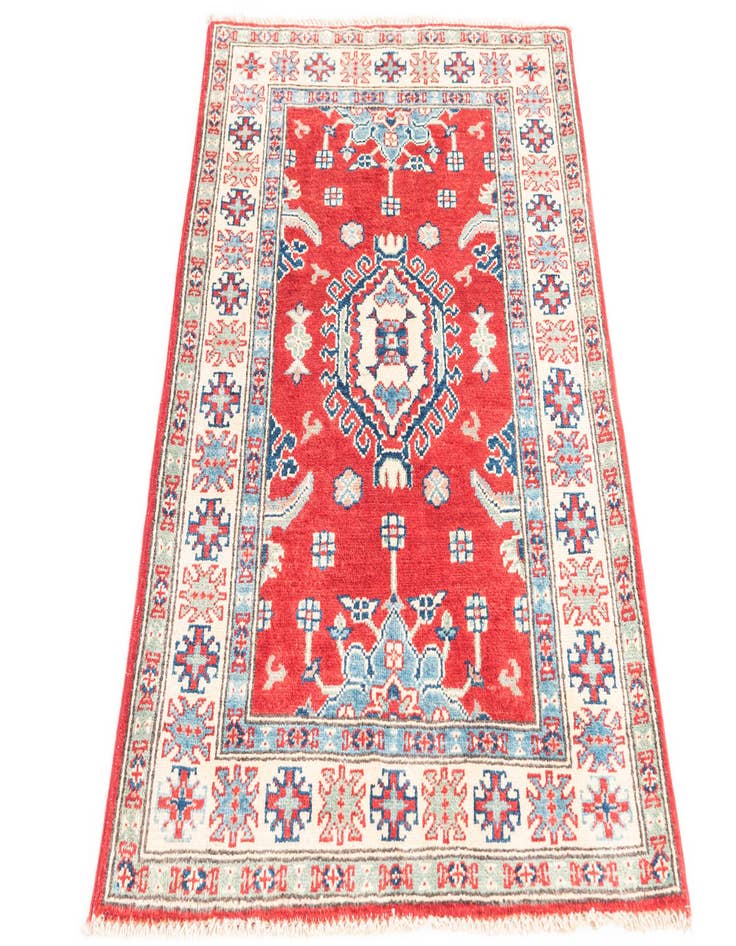 Detail image of  2' 9 x 4' 3  Hand Knotted Kazak Rug