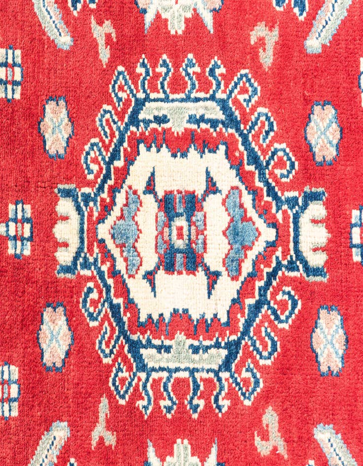 Detail image of  2' 9 x 4' 3  Hand Knotted Kazak Rug