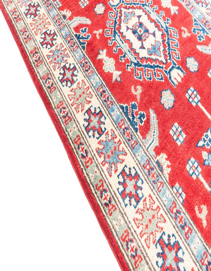 Detail image of  2' 9 x 4' 3  Hand Knotted Kazak Rug