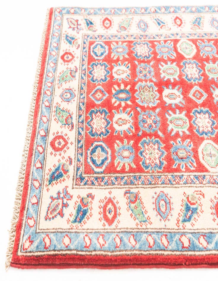 Detail image of  2' 9 x 4'  Hand Knotted Kazak Rug