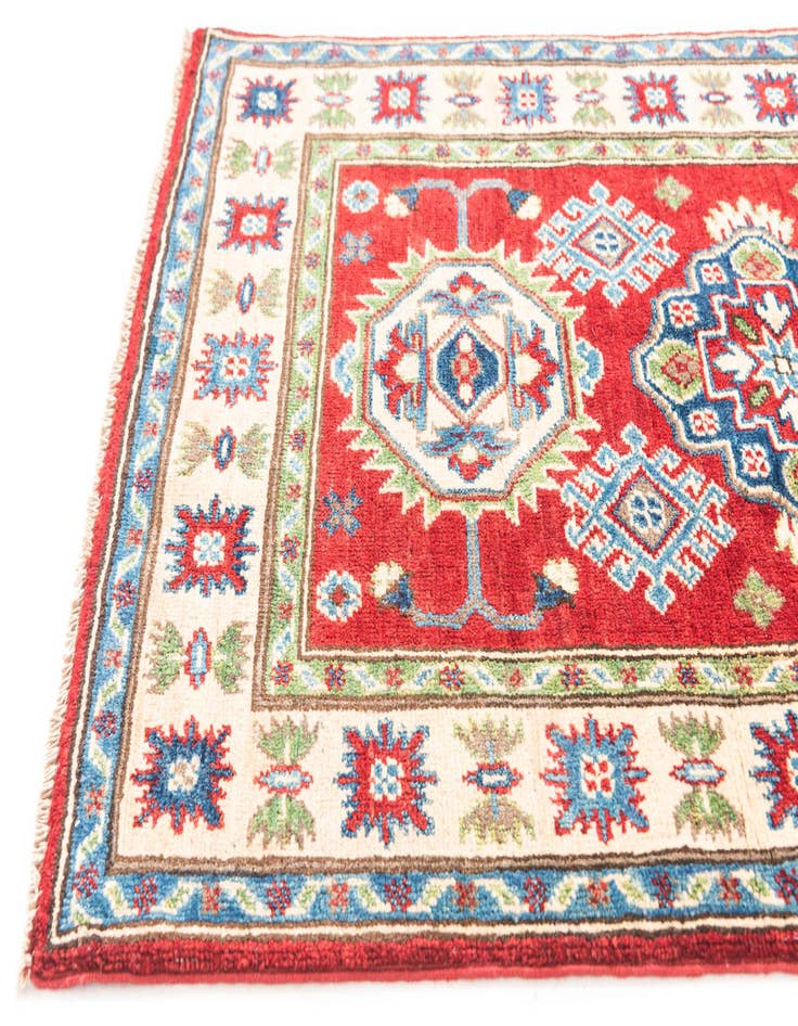 Detail image of  2' 7 x 4' 3  Hand Knotted Kazak Rug