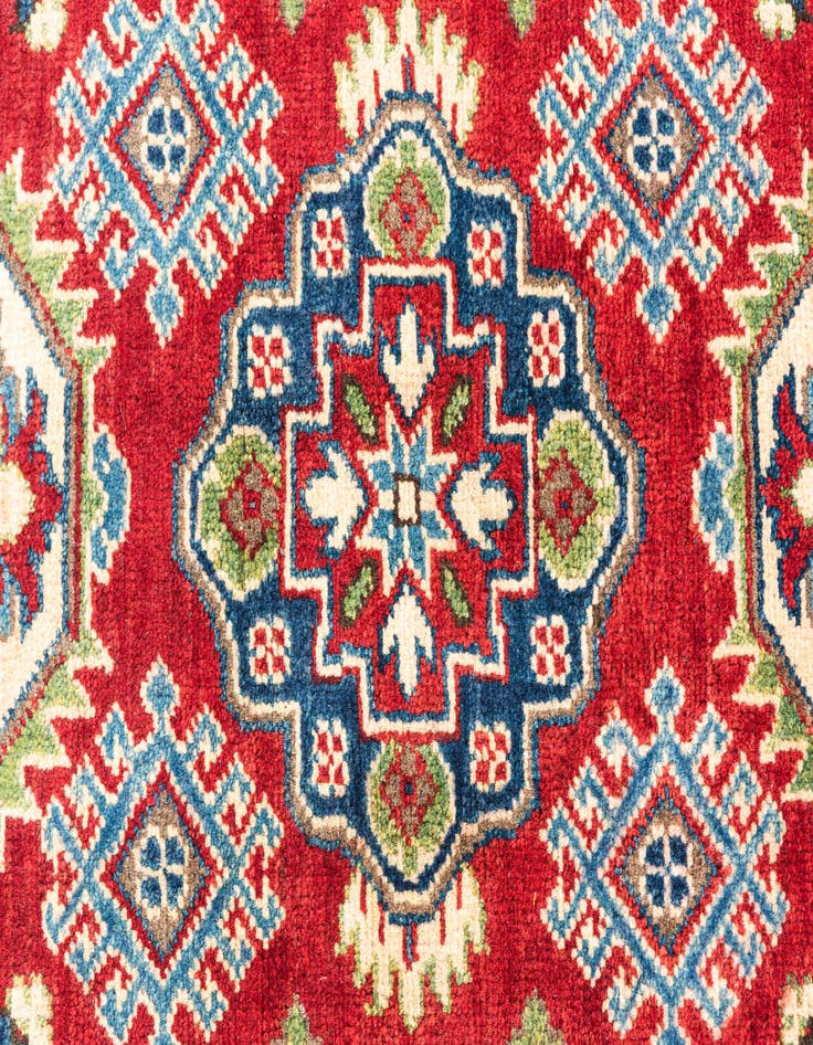 Detail image of  2' 7 x 4' 3  Hand Knotted Kazak Rug