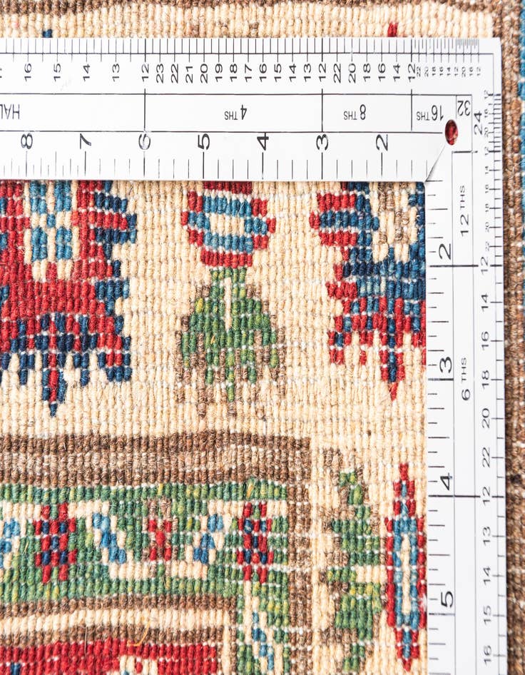 Detail image of  2' 7 x 4' 3  Hand Knotted Kazak Rug
