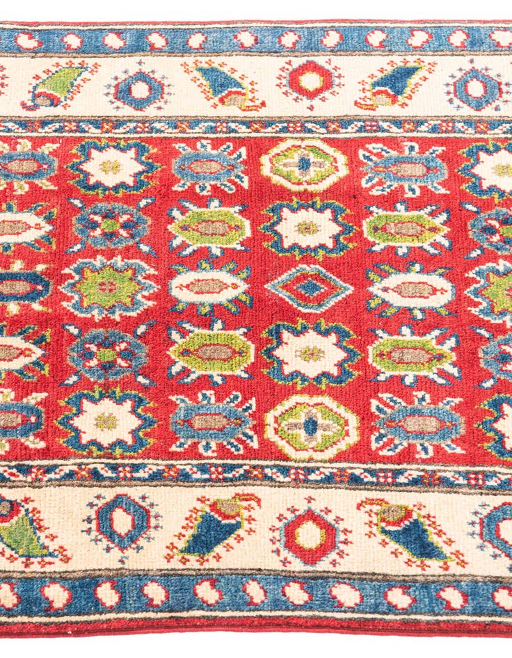 Detail image of  2' 6 x 4' 2  Hand Knotted Kazak Rug