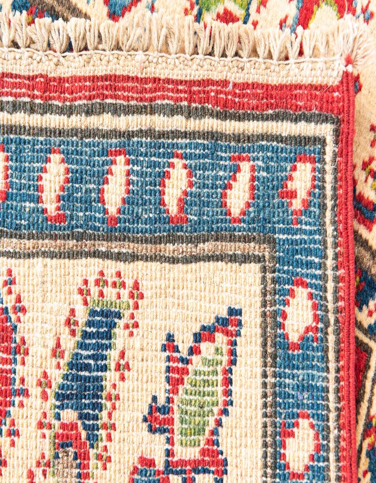 Detail image of  2' 6 x 4' 2  Hand Knotted Kazak Rug