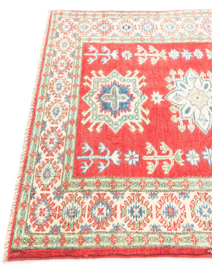 Detail image of  2' 8 x 4' 2  Hand Knotted Kazak Rug