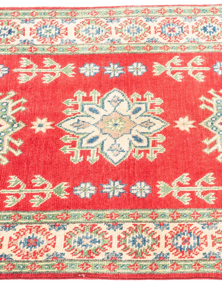 Detail image of  2' 8 x 4' 2  Hand Knotted Kazak Rug