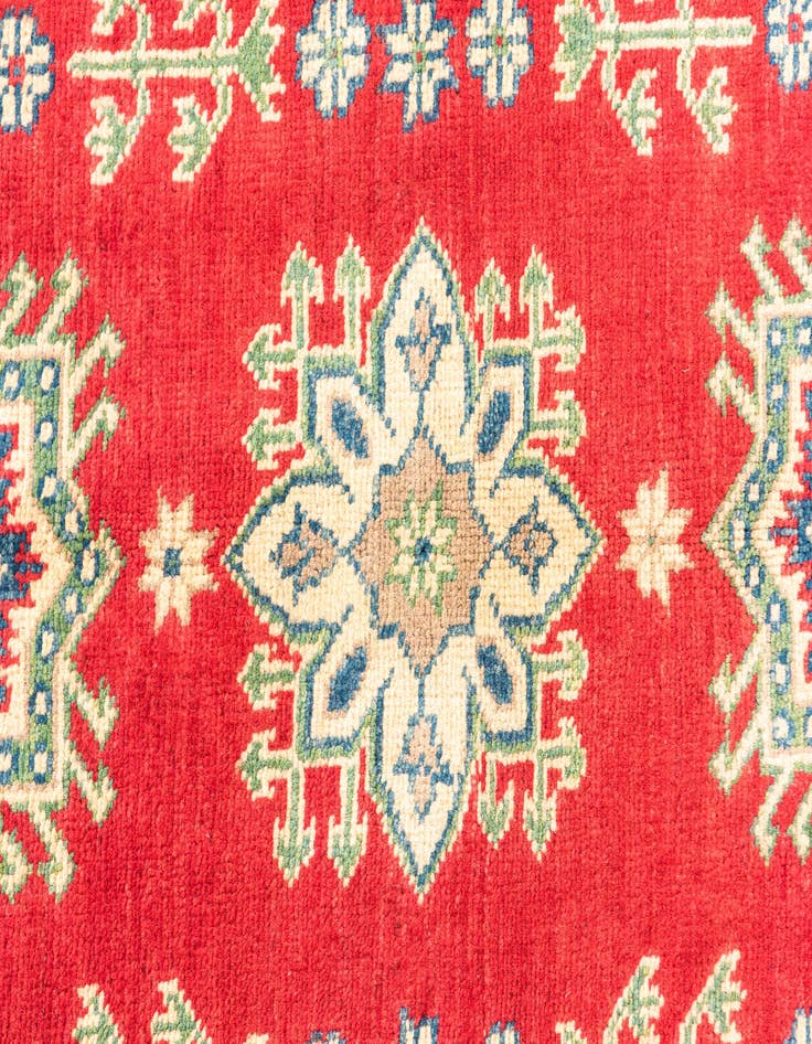 Detail image of  2' 8 x 4' 2  Hand Knotted Kazak Rug