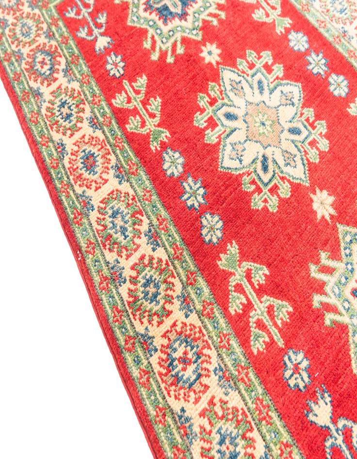 Detail image of  2' 8 x 4' 2  Hand Knotted Kazak Rug