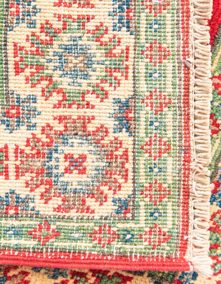 Detail image of  2' 8 x 4' 2  Hand Knotted Kazak Rug