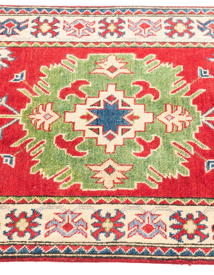Detail image of  2' 7 x 4' 1  Hand Knotted Kazak Rug