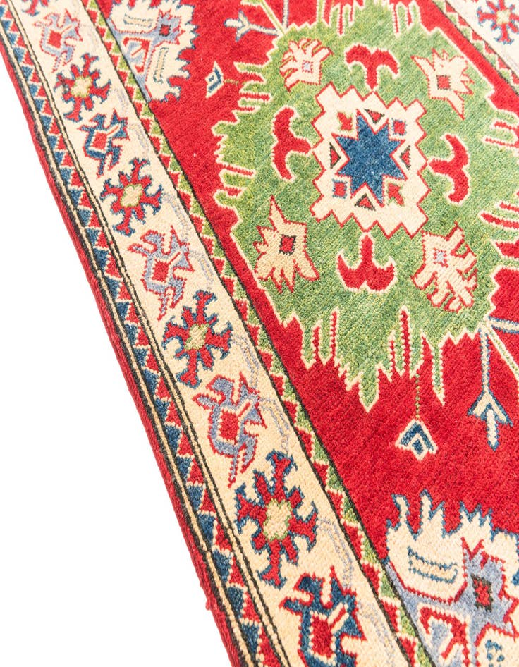 Detail image of  2' 7 x 4' 1  Hand Knotted Kazak Rug