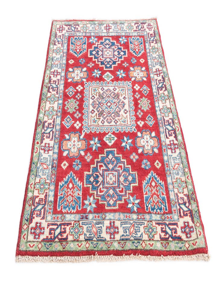 Detail image of  2' 10 x 4' 2  Hand Knotted Kazak Rug