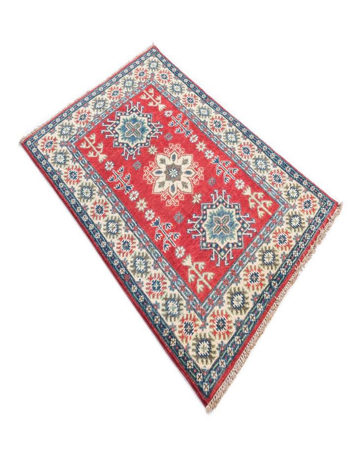 Detail image of  2' 9 x 4' 1  Hand Knotted Kazak Rug