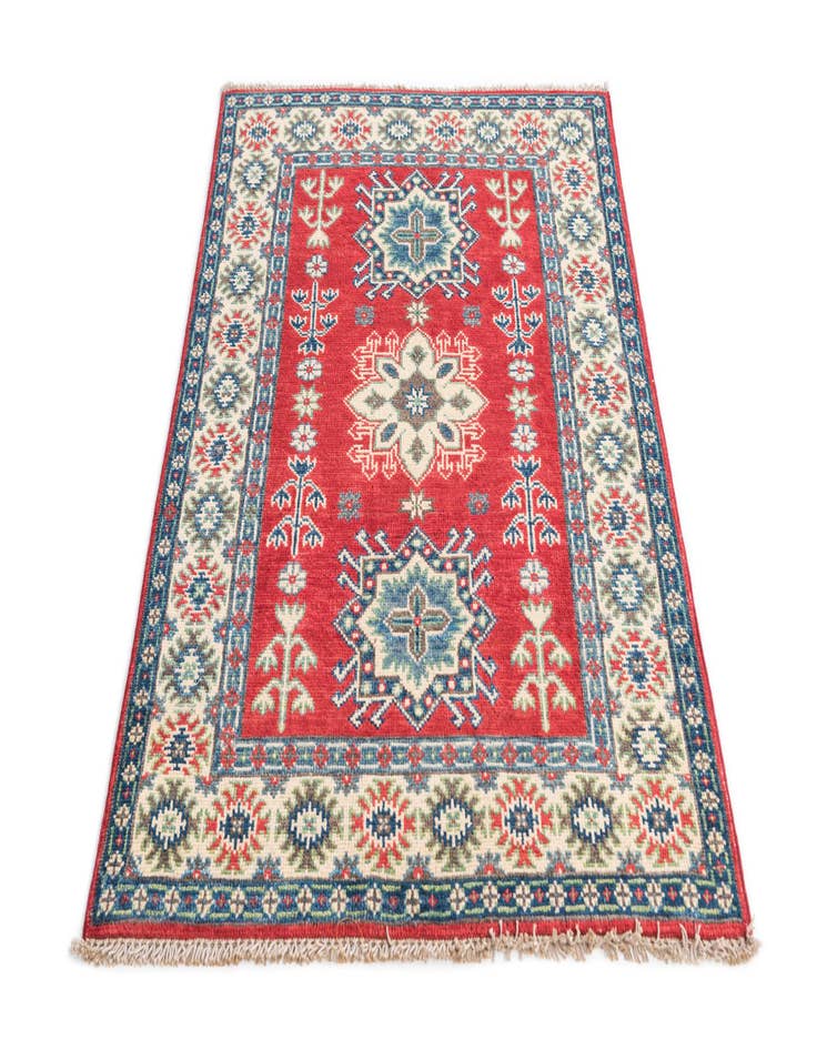 Detail image of  2' 9 x 4' 1  Hand Knotted Kazak Rug