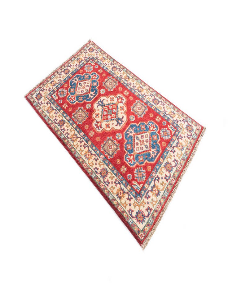 Detail image of  2' 7 x 4' 3  Hand Knotted Kazak Rug