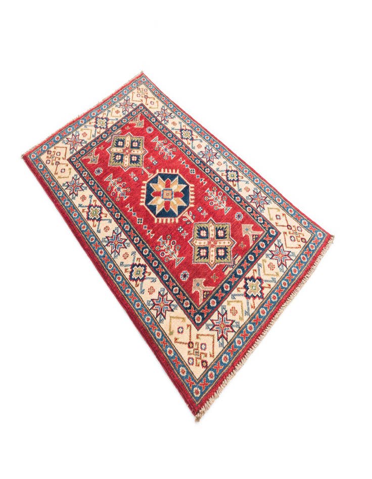 Detail image of  2' 7 x 4' 1  Hand Knotted Kazak Rug