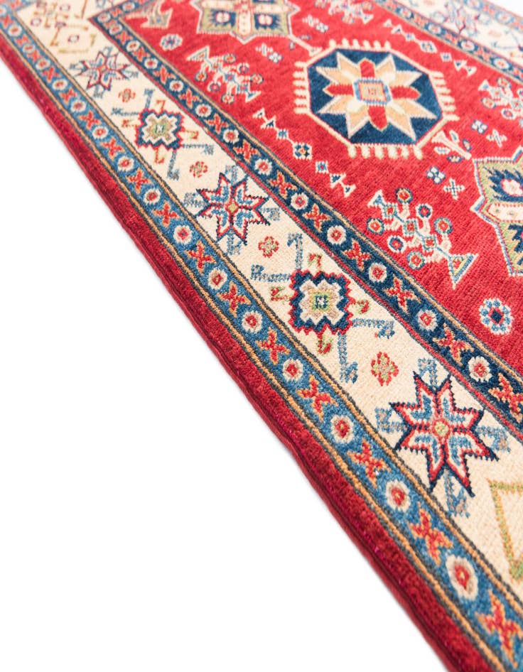 Detail image of  2' 7 x 4' 1  Hand Knotted Kazak Rug