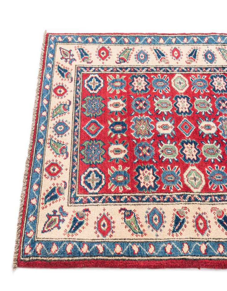 Detail image of  2' 8 x 4' 6  Hand Knotted Kazak Rug