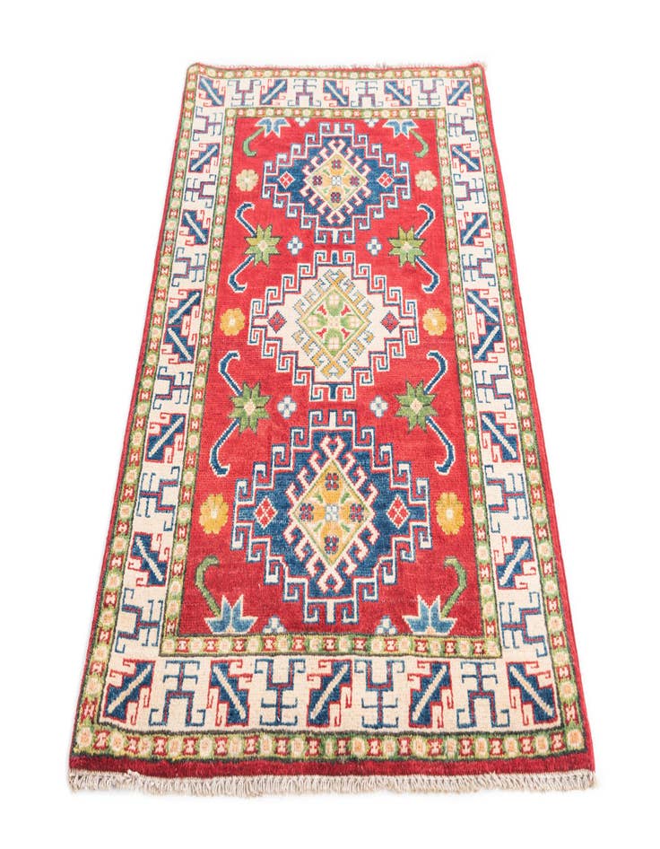 Detail image of  2' 8 x 4' 3  Hand Knotted Kazak Rug