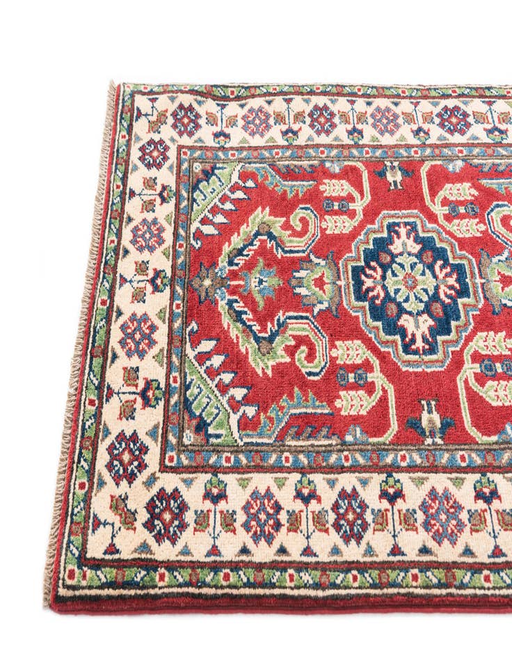 Detail image of  2' 8 x 4' 2  Hand Knotted Kazak Rug