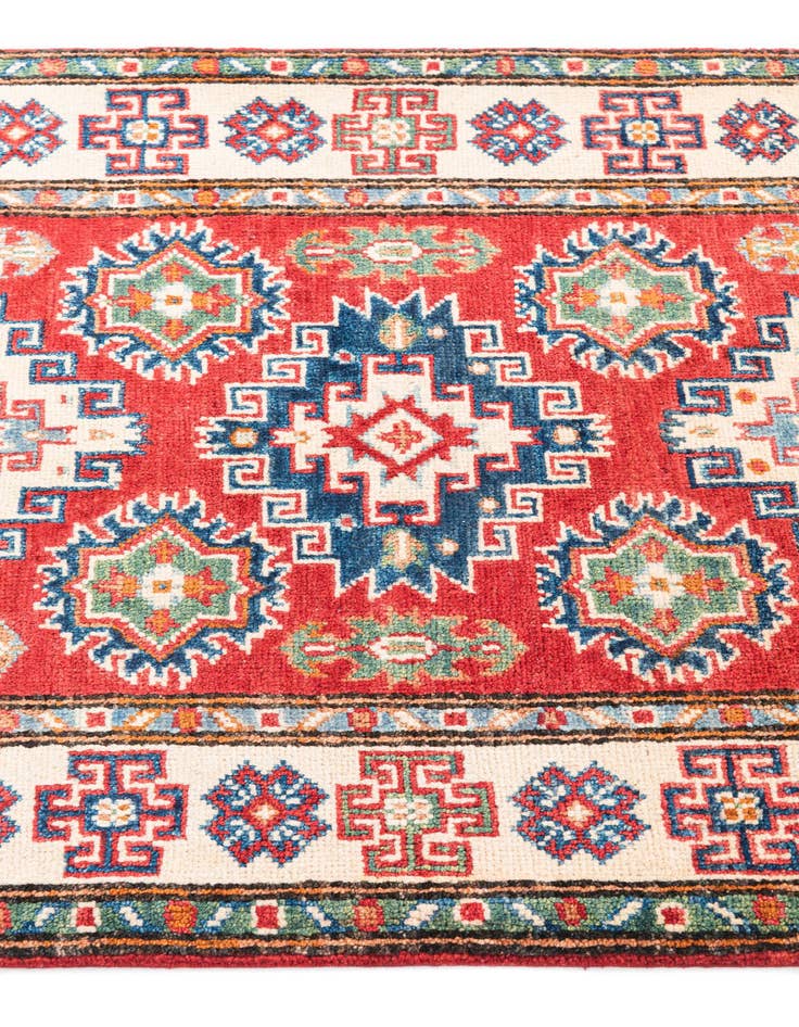 Detail image of  2' 9 x 4' 3  Hand Knotted Kazak Rug