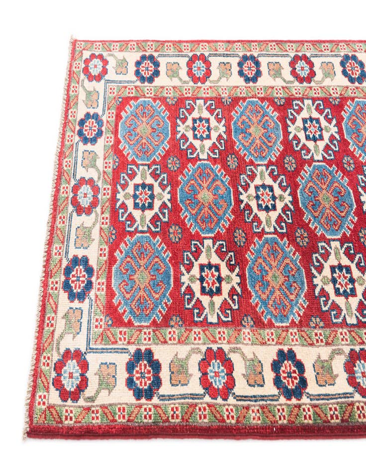 Detail image of  2' 9 x 4'  Hand Knotted Kazak Rug