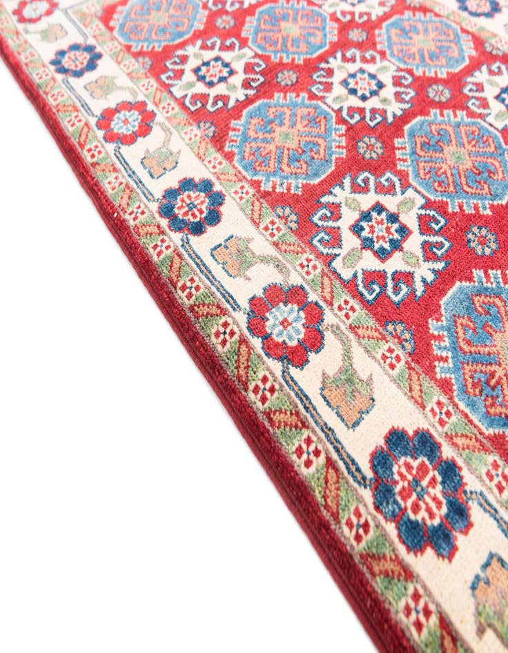 Detail image of  2' 9 x 4'  Hand Knotted Kazak Rug