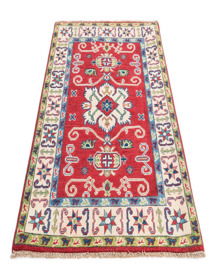 Detail image of  3' x 4' 2  Hand Knotted Kazak Rug