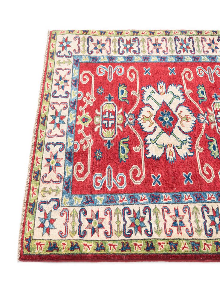 Detail image of  3' x 4' 2  Hand Knotted Kazak Rug