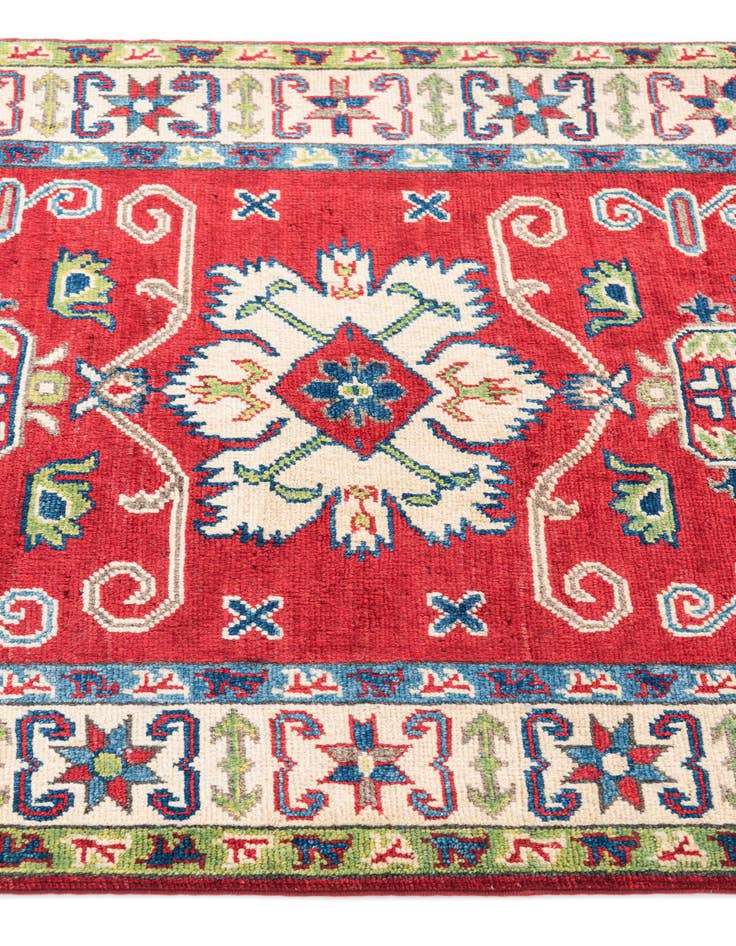 Detail image of  3' x 4' 2  Hand Knotted Kazak Rug