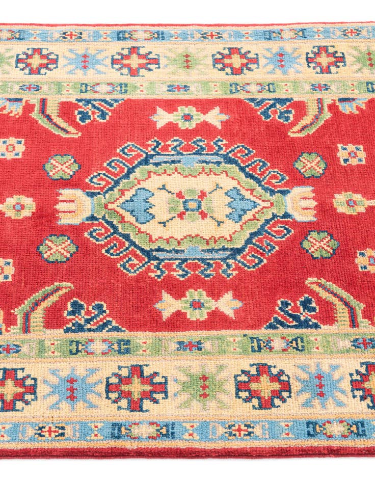 Detail image of  2' 9 x 4' 2  Hand Knotted Kazak Rug