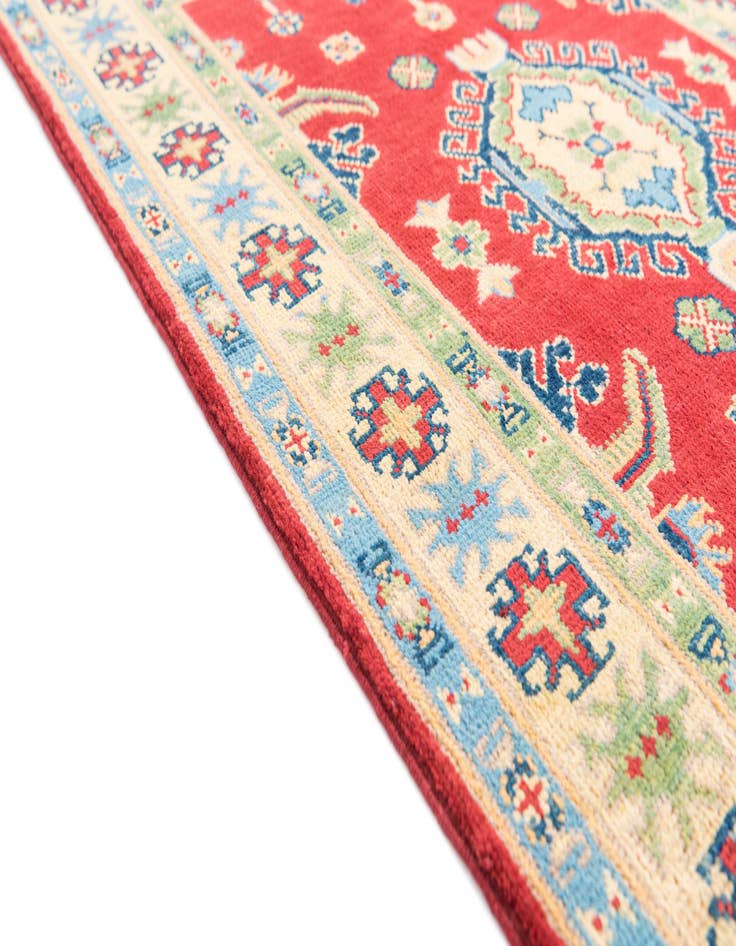 Detail image of  2' 9 x 4' 2  Hand Knotted Kazak Rug