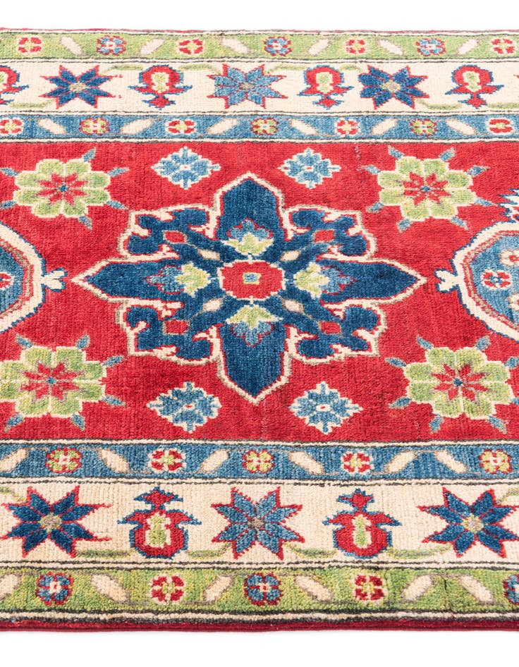 Detail image of  2' 10 x 4' 4  Hand Knotted Kazak Rug