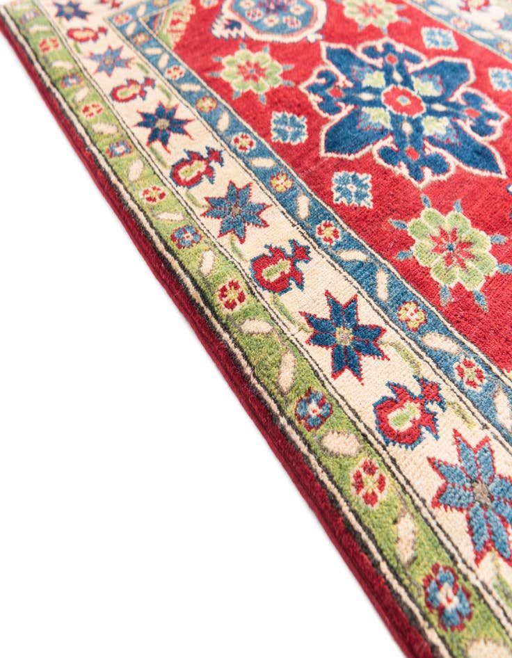 Detail image of  2' 10 x 4' 4  Hand Knotted Kazak Rug