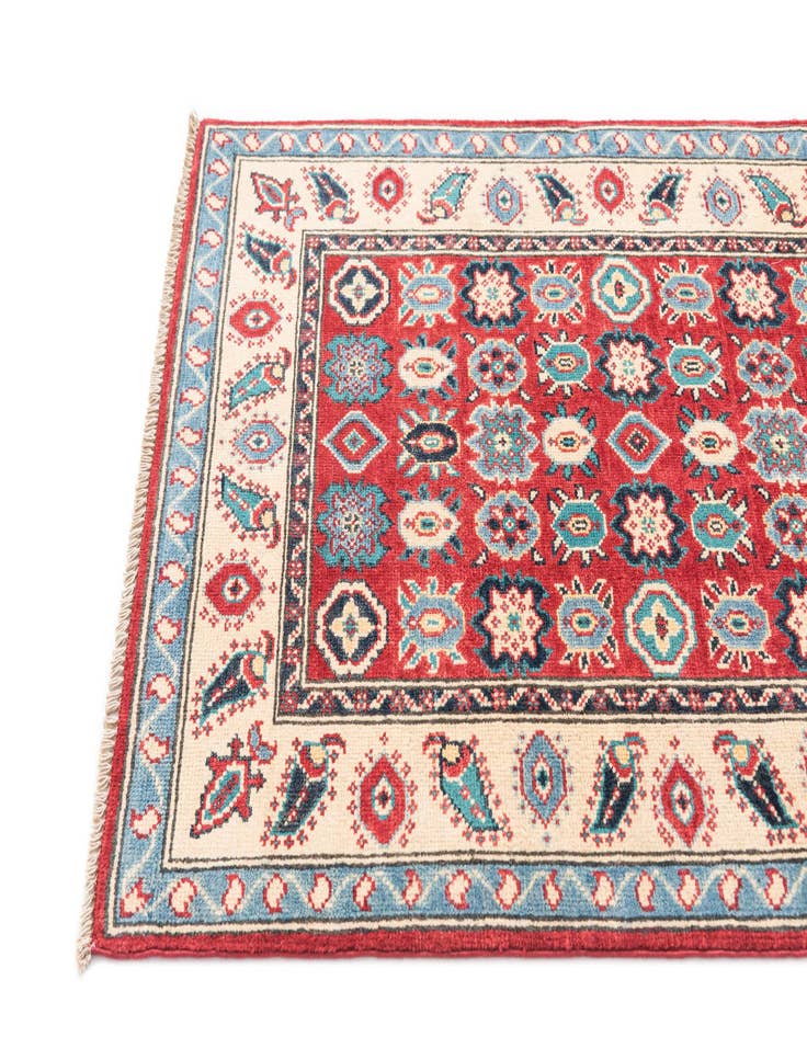 Detail image of  2' 8 x 4' 1  Hand Knotted Kazak Rug