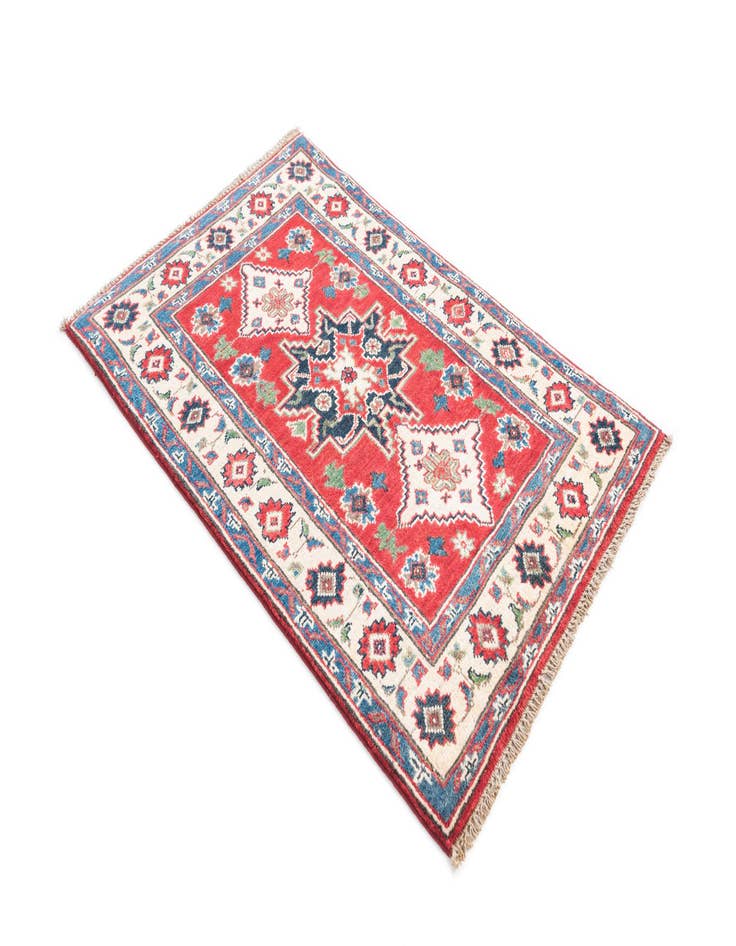 Detail image of  2' 8 x 4' 2  Hand Knotted Kazak Rug