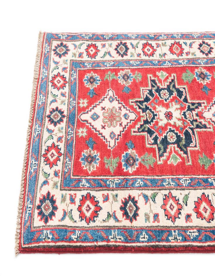 Detail image of  2' 8 x 4' 2  Hand Knotted Kazak Rug