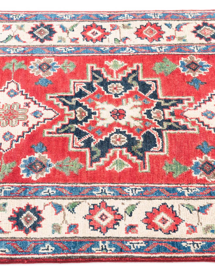 Detail image of  2' 8 x 4' 2  Hand Knotted Kazak Rug