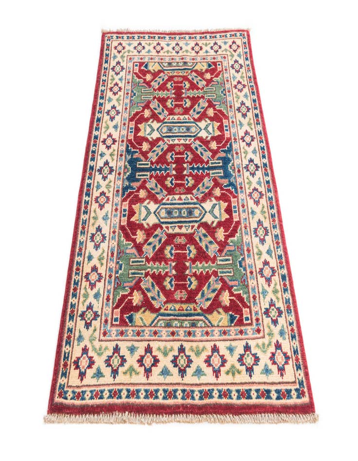 Detail image of  2' 8 x 4' 3  Hand Knotted Kazak Rug