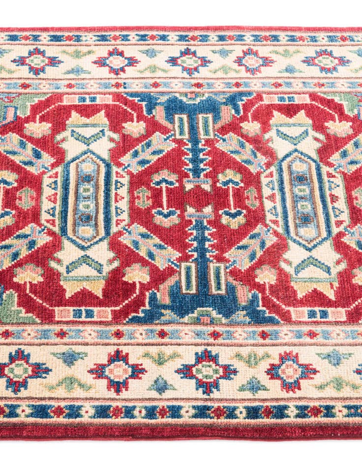 Detail image of  2' 8 x 4' 3  Hand Knotted Kazak Rug