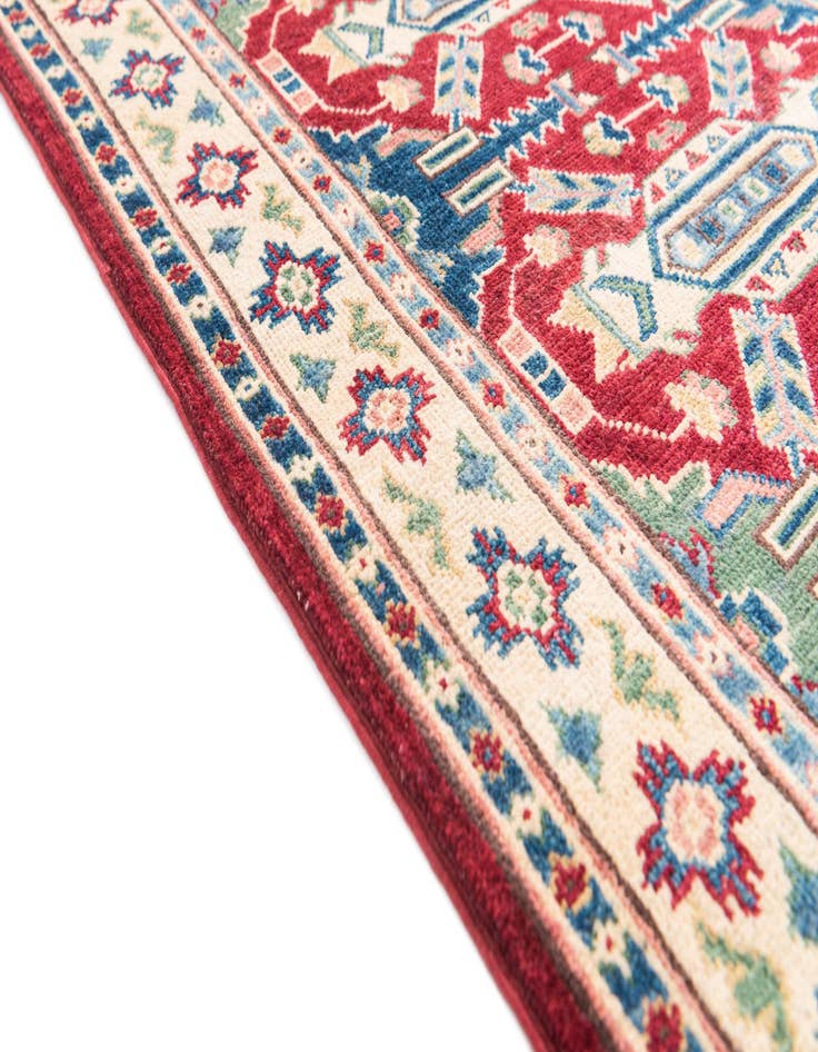 Detail image of  2' 8 x 4' 3  Hand Knotted Kazak Rug