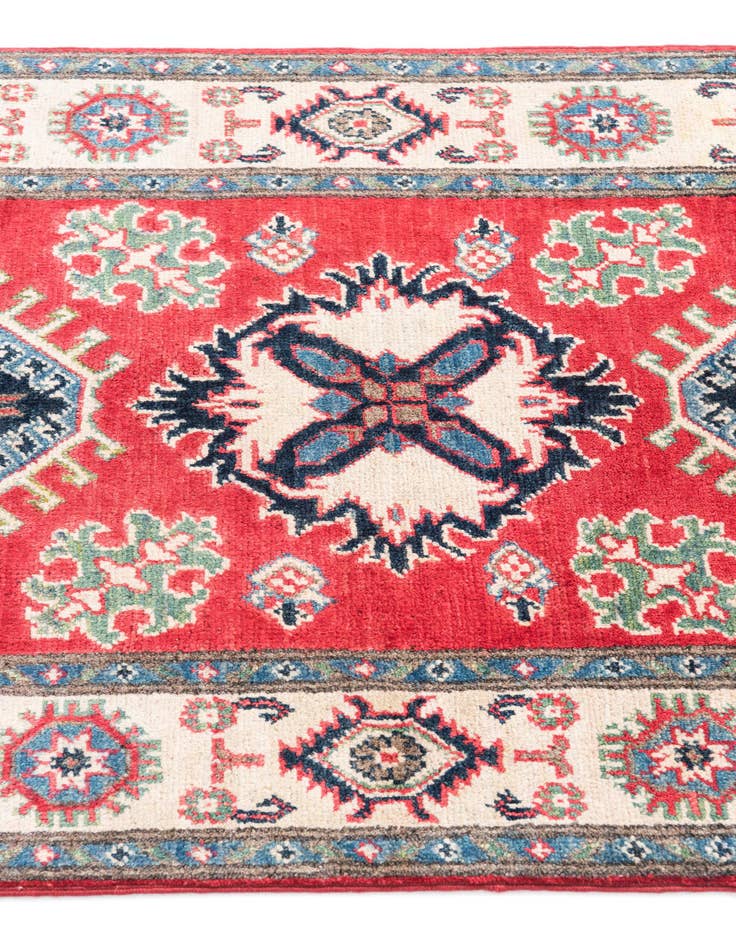Detail image of  2' 6 x 4' 2  Hand Knotted Kazak Rug