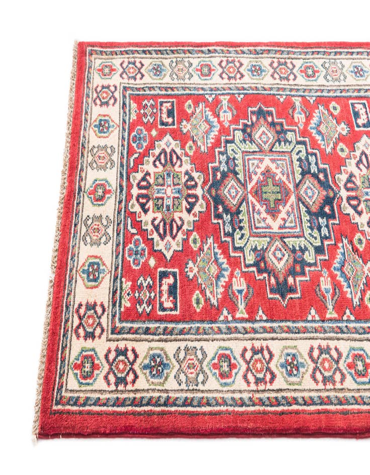 Detail image of  2' 7 x 4' 3  Hand Knotted Kazak Rug