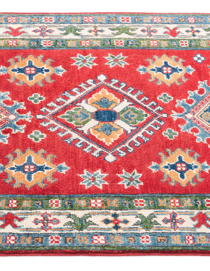 Detail image of  2' 8 x 4'  Hand Knotted Kazak Rug