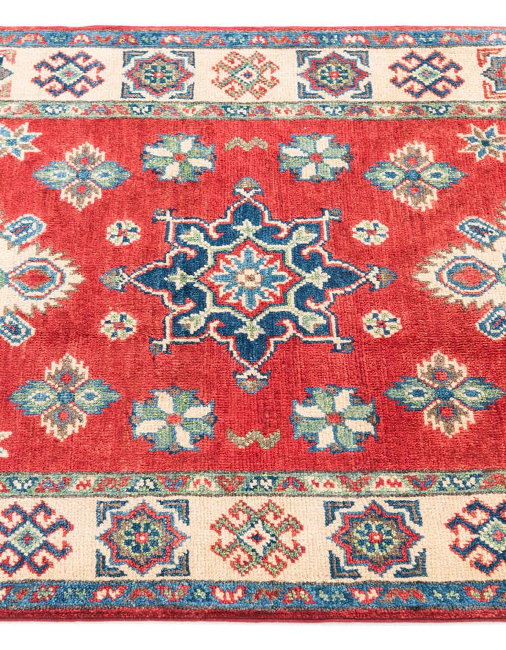Detail image of  2' 9 x 4' 3  Hand Knotted Kazak Rug