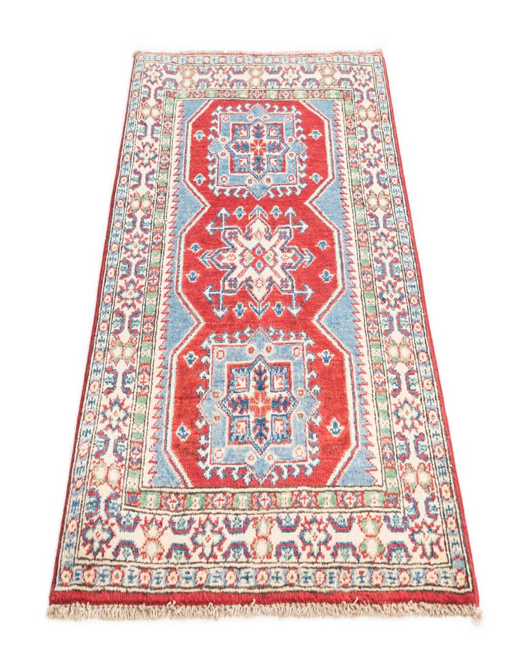 Detail image of  2' 8 x 4' 1  Hand Knotted Kazak Rug